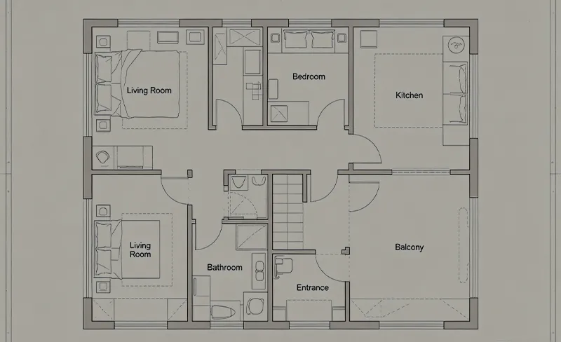 2D Floor Plans for Coordinated Project Planning