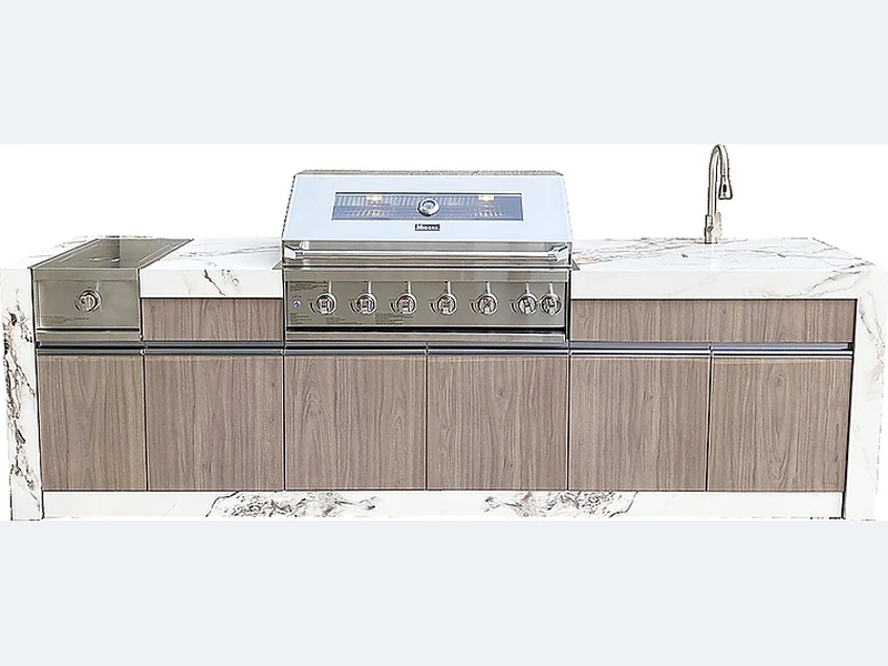 3000mm Nordic Pine Outdoor Kitchen A316S-30S – Layout 2