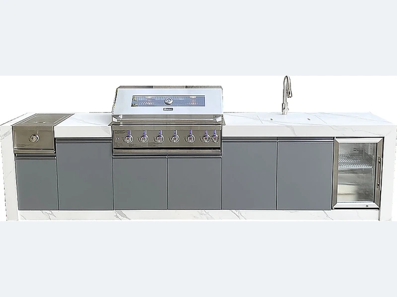 3500mm Earl Grey Outdoor Kitchen A316S-35S