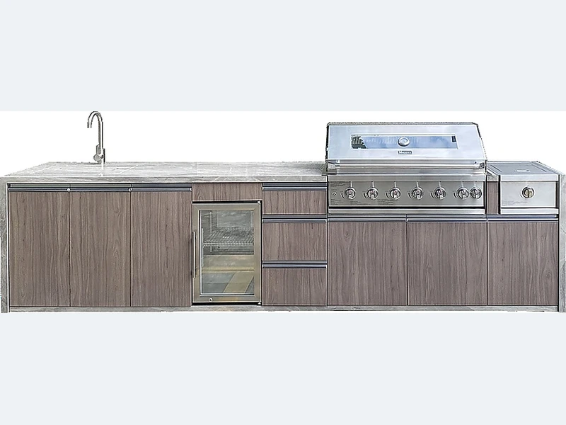 3500mm Nordic Pine Outdoor Kitchen A316S-35S