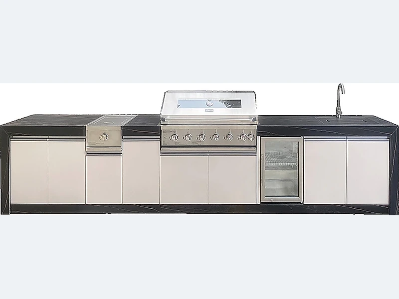 4000mm Khaki Outdoor Kitchen A316S-40S