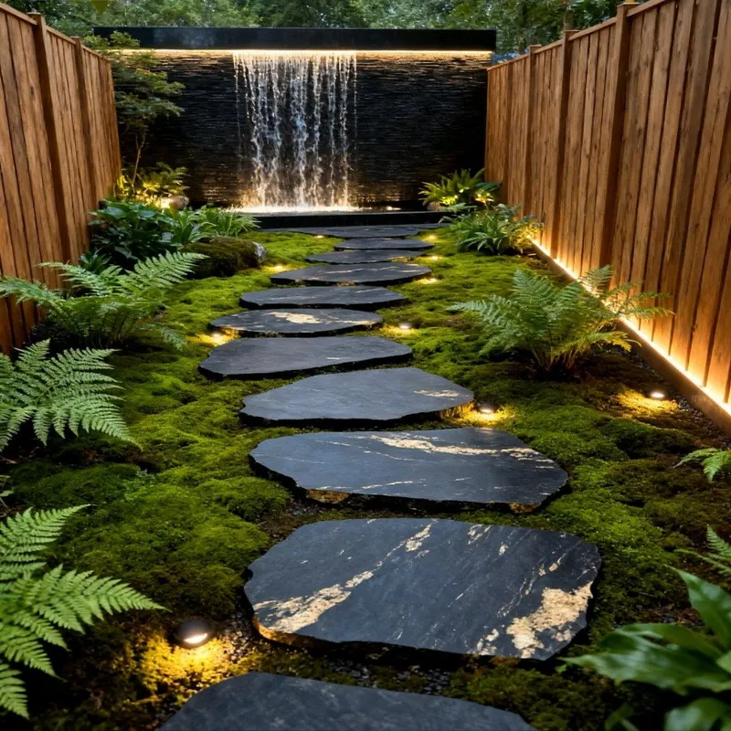 Charcoal Black Natural Luxury Stone Slab FW-LS-030