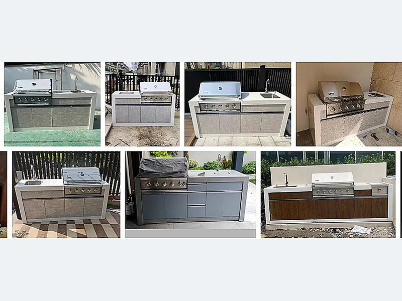 Compact Outdoor Kitchen Installation Design Collection