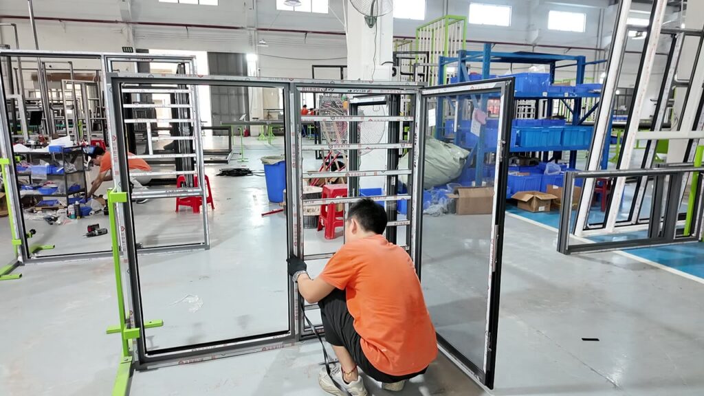 Door Frame Hardware Installation