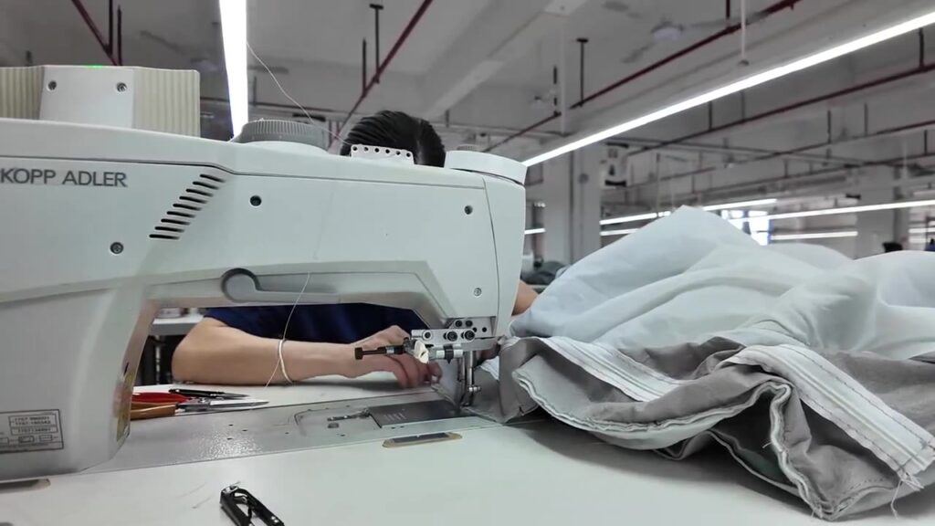 Upholstery Stitching Close-Up
