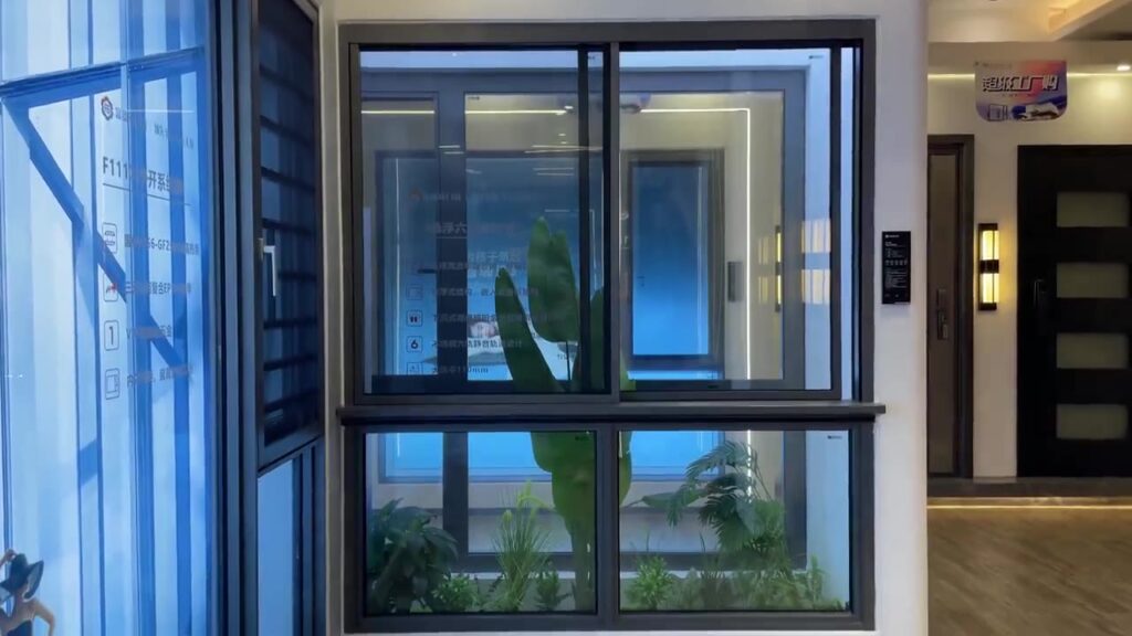 Double-Hung Aluminium Window Display
