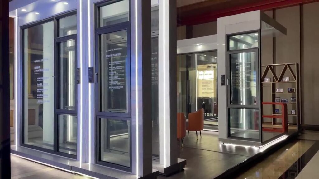 Aluminium Window Corner Display