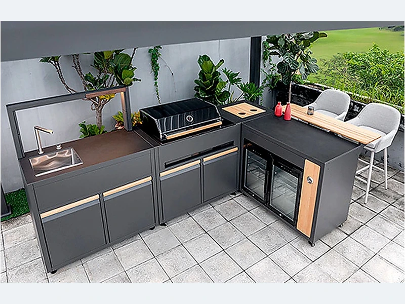 How much space do I need for an outdoor kitchen?