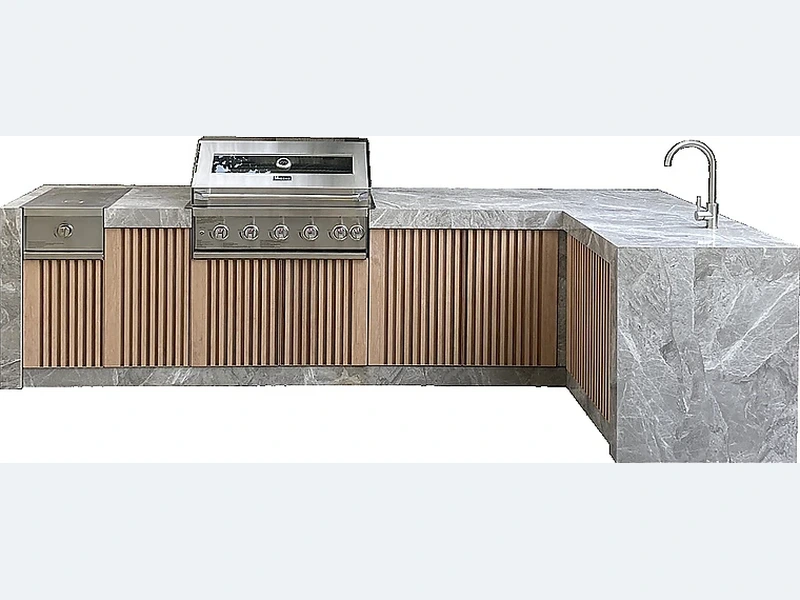 How much space do I need for an outdoor kitchen?