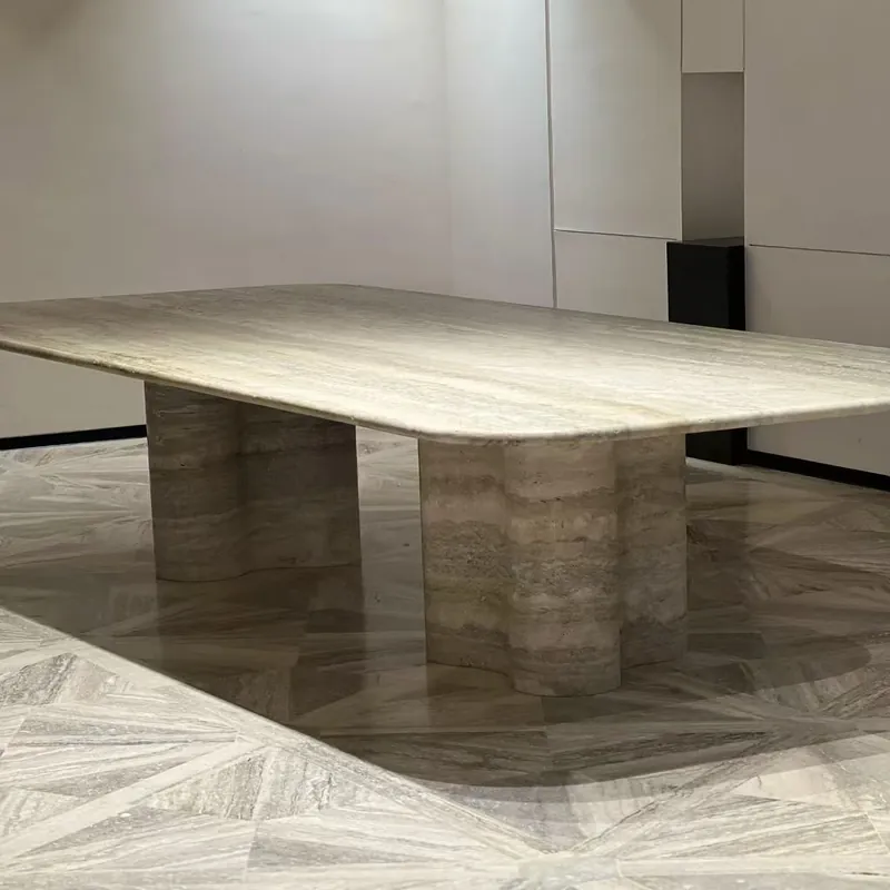 Silver Beige Natural Travertine Stone FW-TR-001