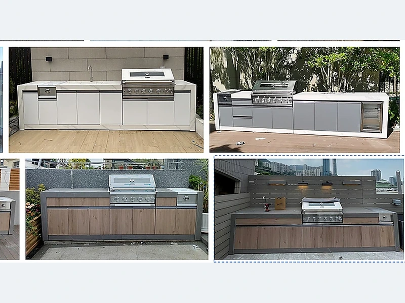 Straight Outdoor Kitchen Installation Design Collection