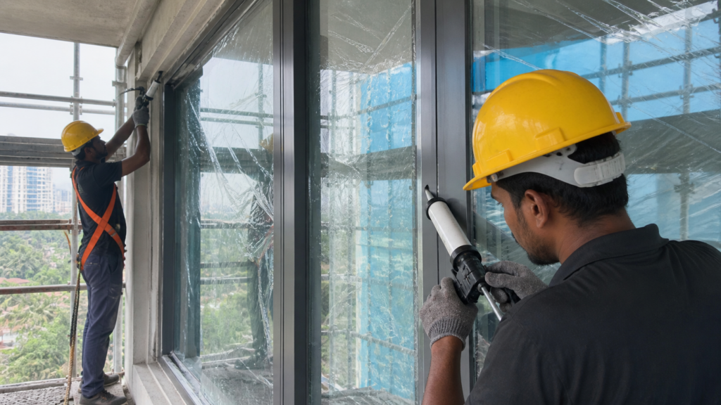 How do I stop rainwater coming through my windows?
