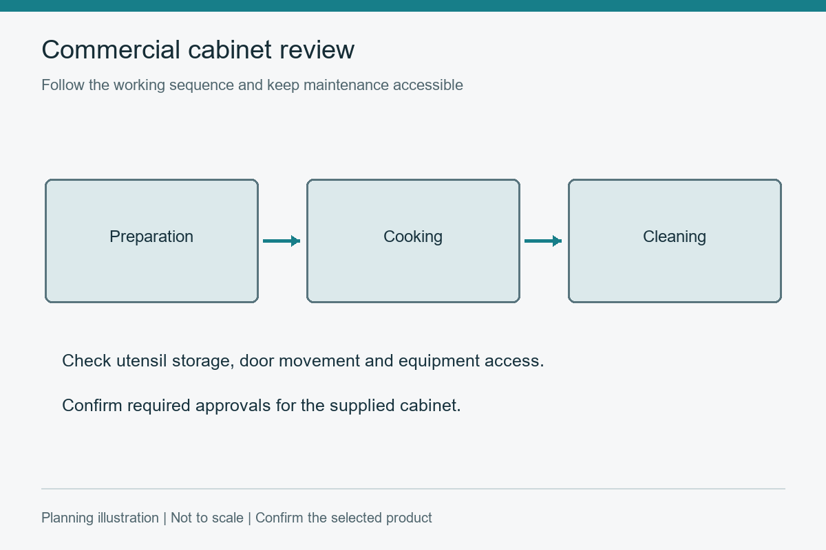 Commercial Kitchen Cabinets: Workflow and Evidence Review