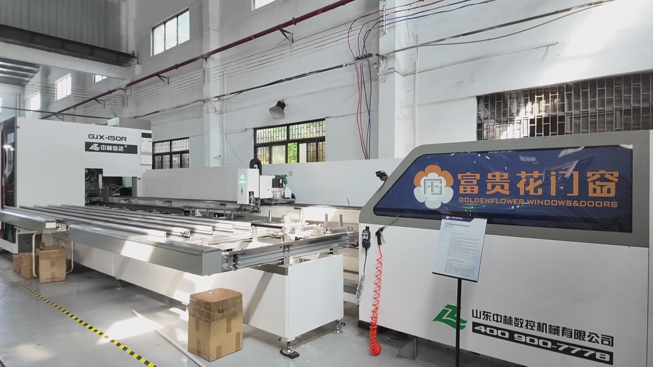 Automated Aluminum Profile CNC Cutting Line video thumbnail