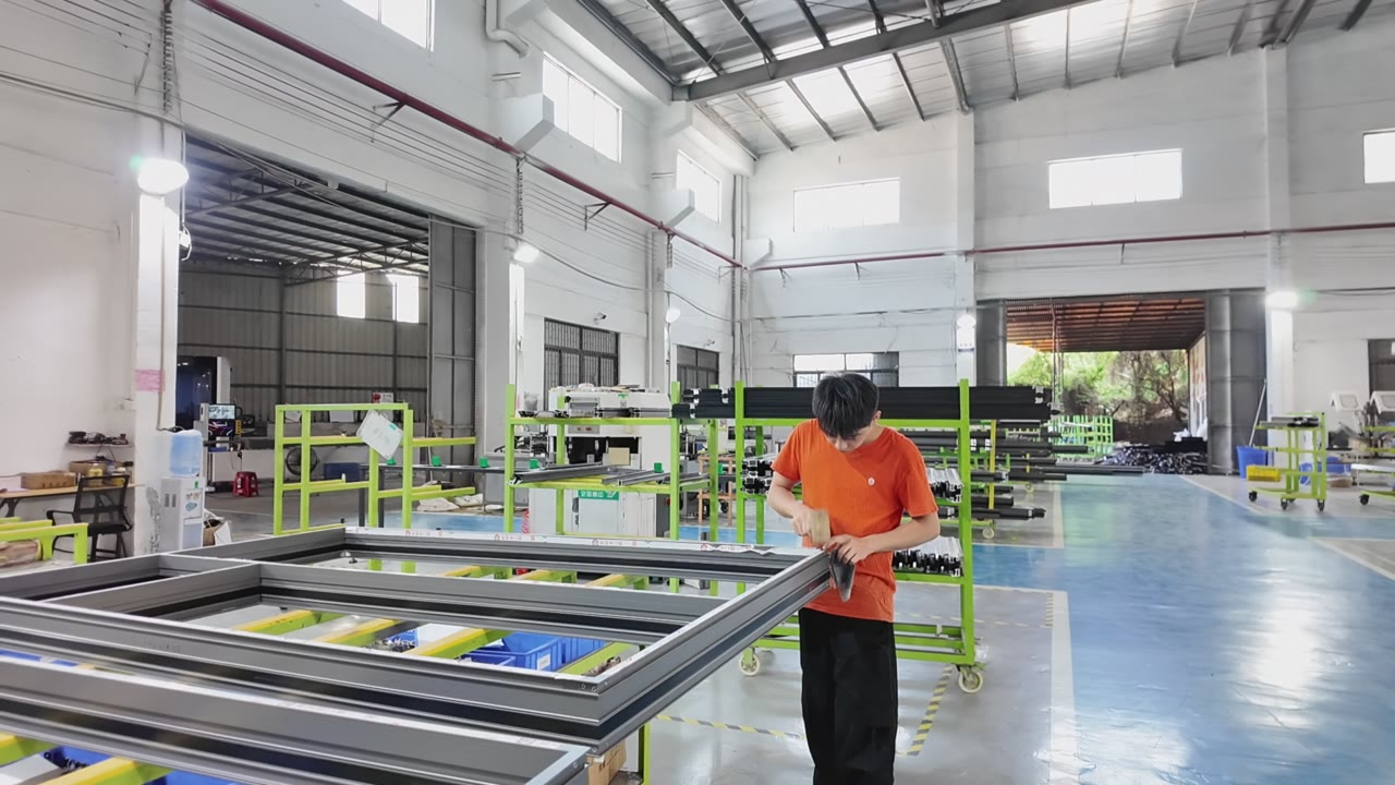 Aluminum Window Assembly Tables and Production Flow video thumbnail