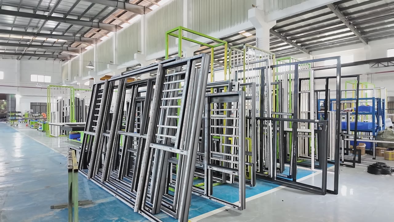 Finished Aluminum Window Frames Ready for Assembly video thumbnail