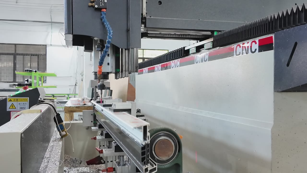 Automated Double-Head Aluminum Profile Saw video thumbnail