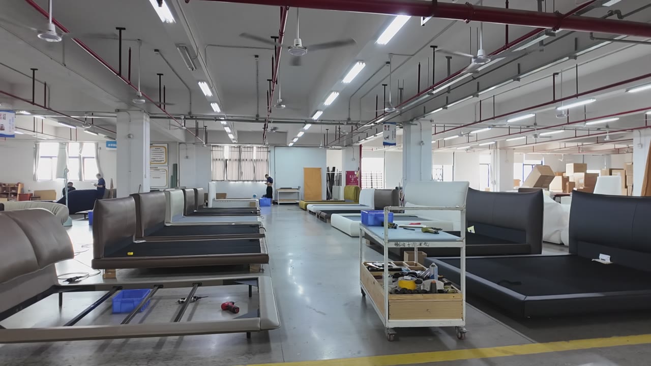 Sofa Frame and Upholstery Assembly Stations video thumbnail