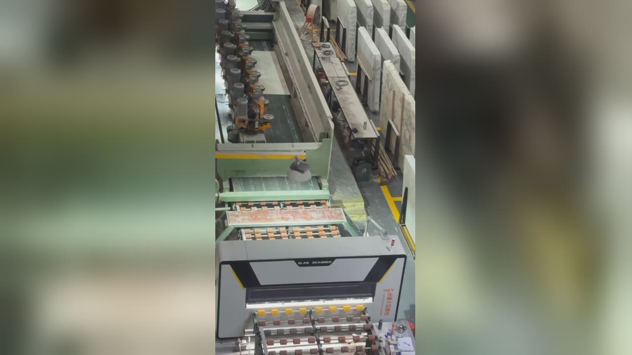 Organized Natural Stone Slab Inventory Warehouse video thumbnail