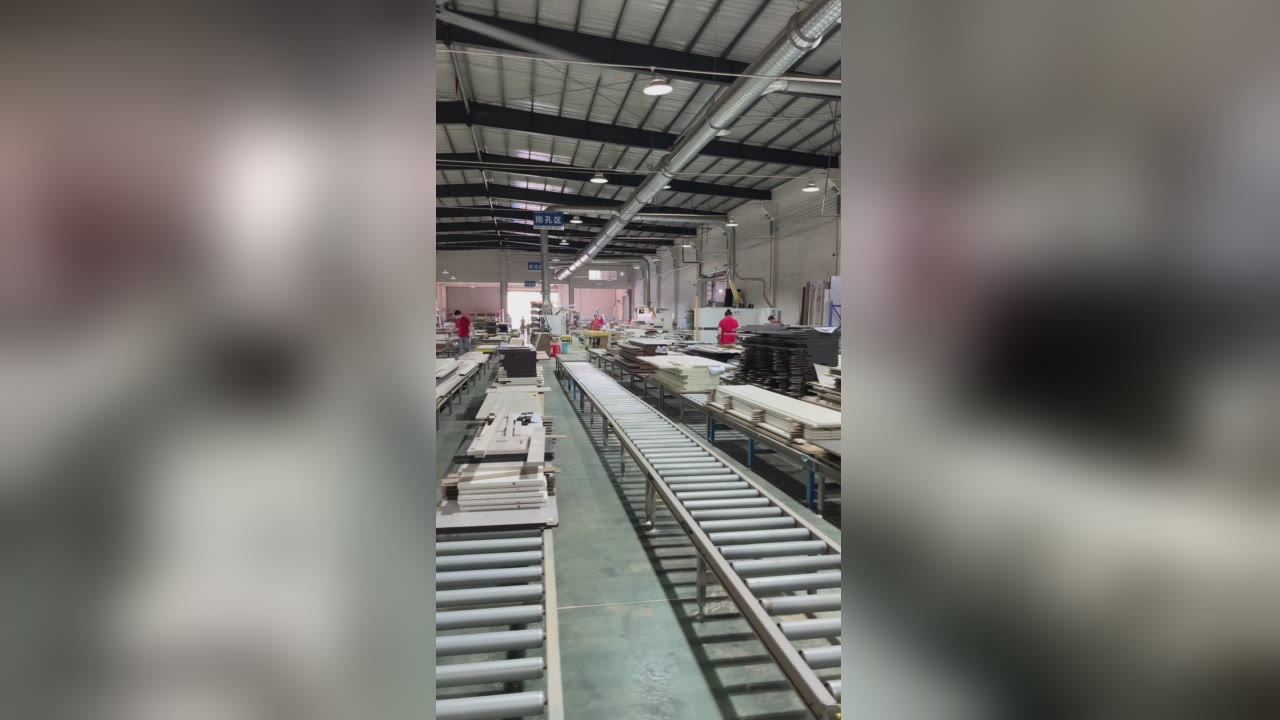 Cabinet Board Conveyor and Processing Workflow video thumbnail