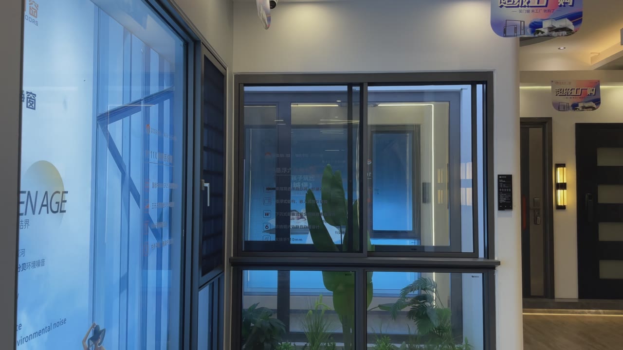 Black Framed Tilt-and-Turn Window Display video thumbnail