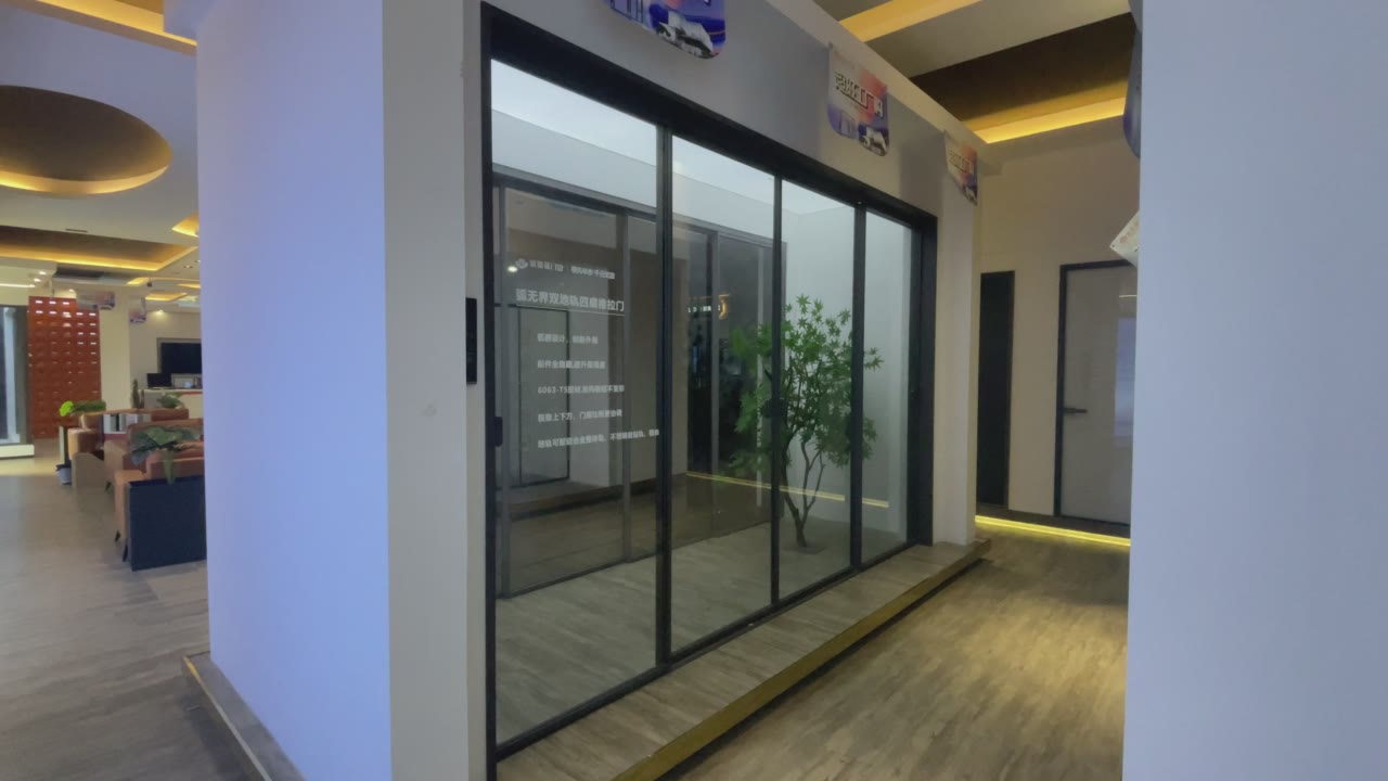 Corner Sliding Glass Door Showroom Display video thumbnail