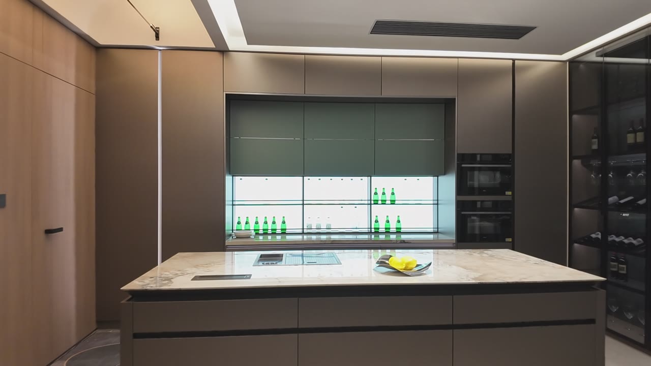 Contemporary Kitchen Island with Integrated Storage video thumbnail