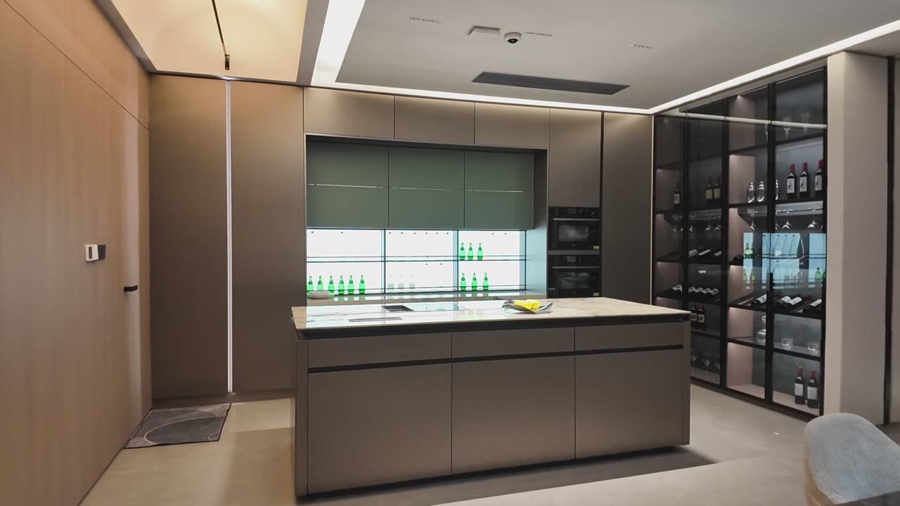 Wood Finish Kitchen Cabinetry Showroom Tour video thumbnail