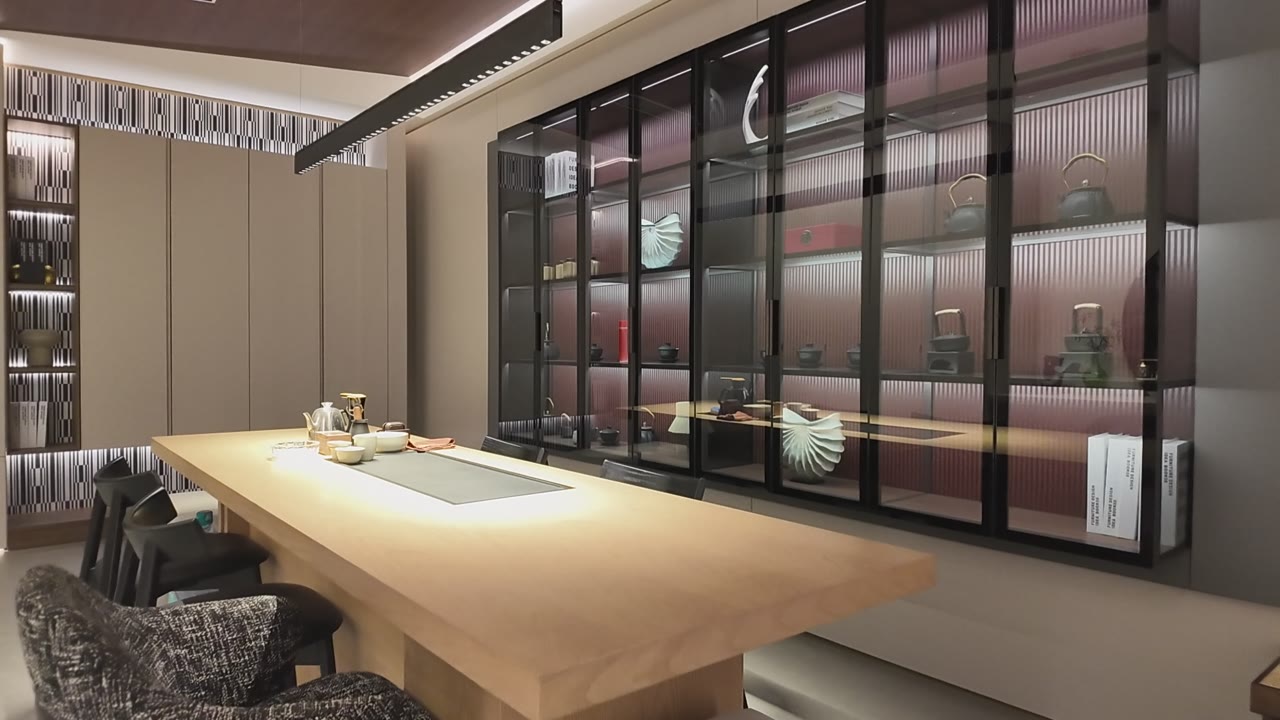 Luxury Dining and Built-In Storage Showroom video thumbnail