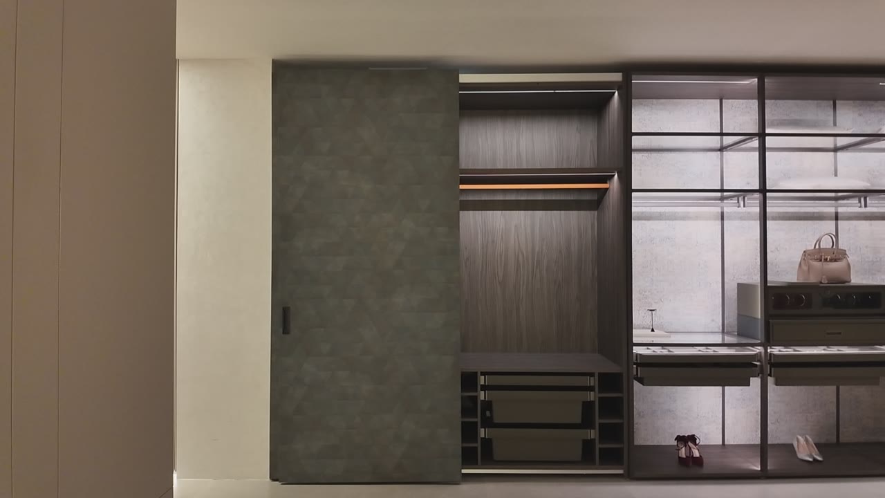 Smart Wardrobe Door Operation Demonstration video thumbnail