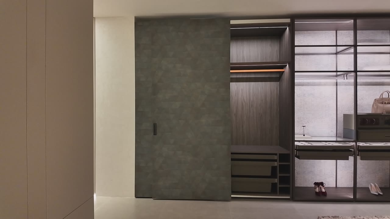 Remote-Controlled Concealed Wardrobe Wall video thumbnail