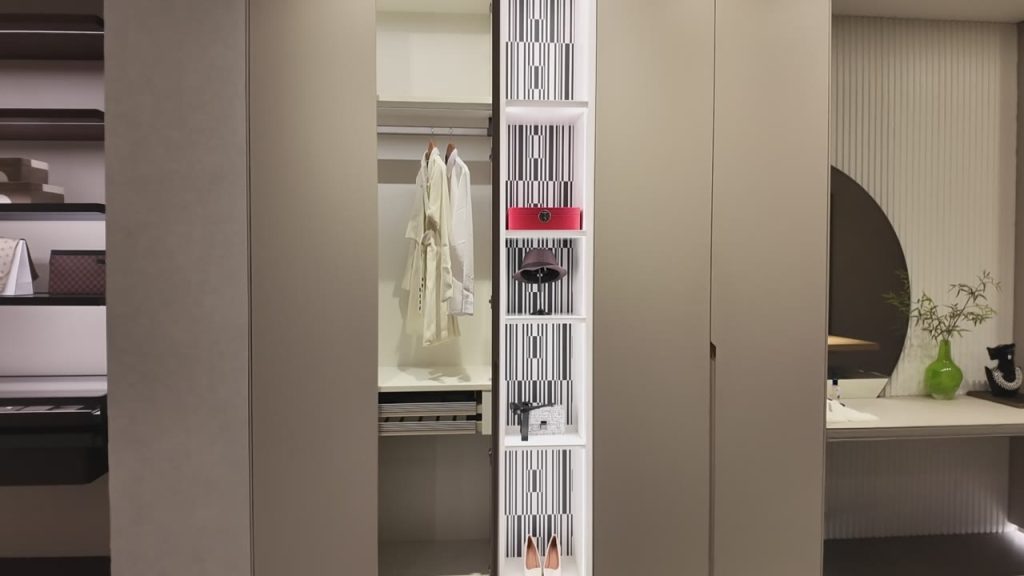 Can you add a dressing table inside the wardrobe?