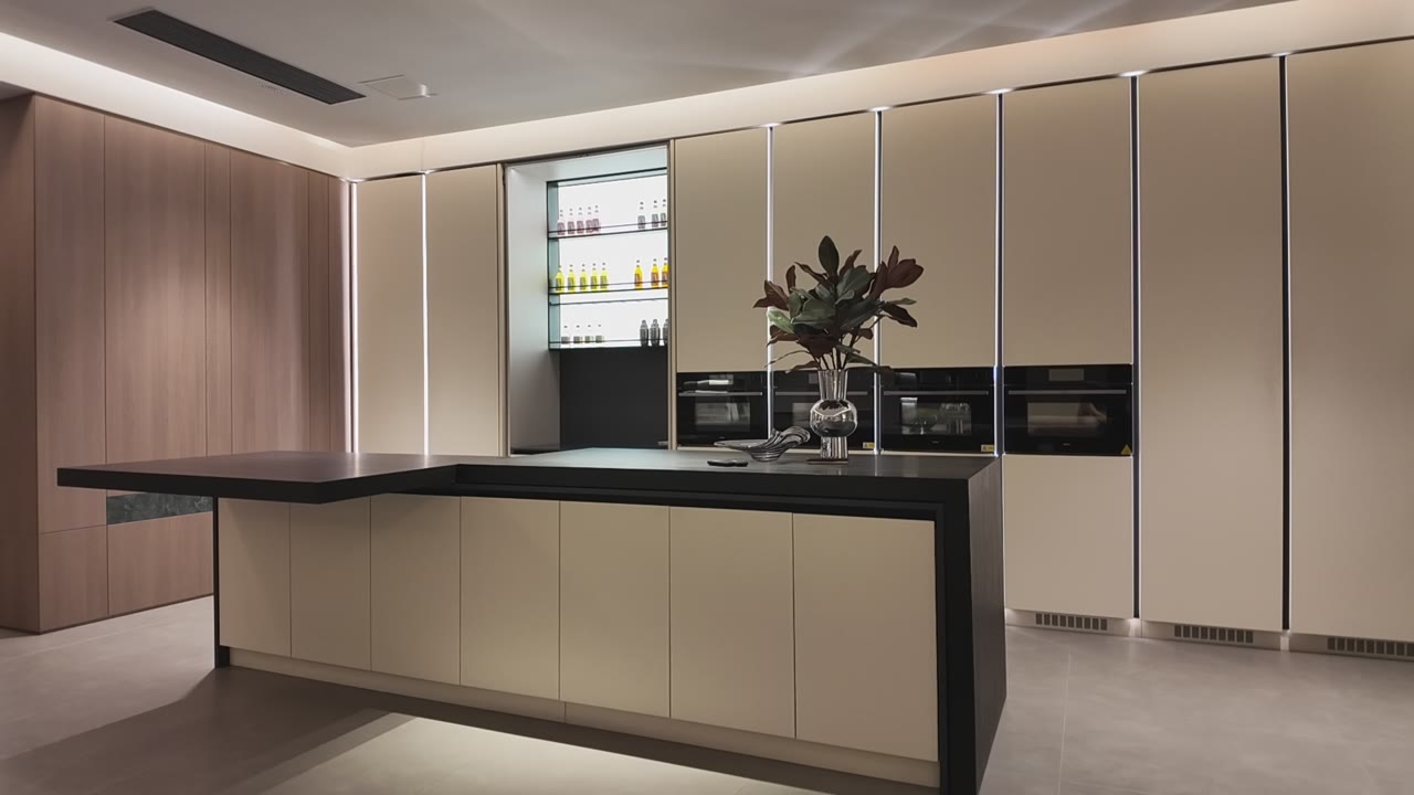 Contemporary Kitchen Island and Ambient Lighting video thumbnail