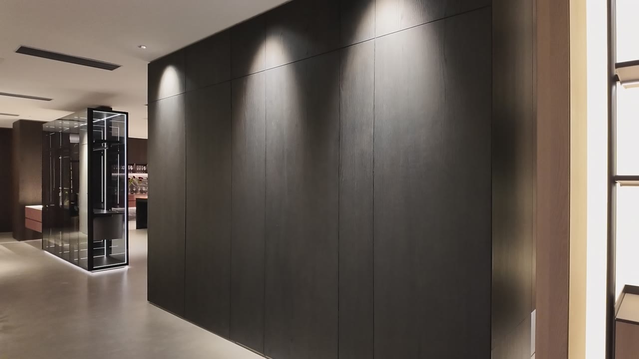 Minimalist Wall Panel and Concealed Lighting Design video thumbnail